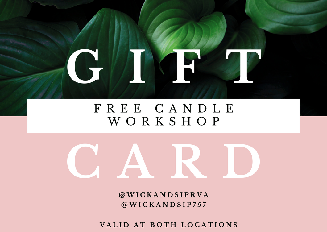 Wick and Sip Gift Card